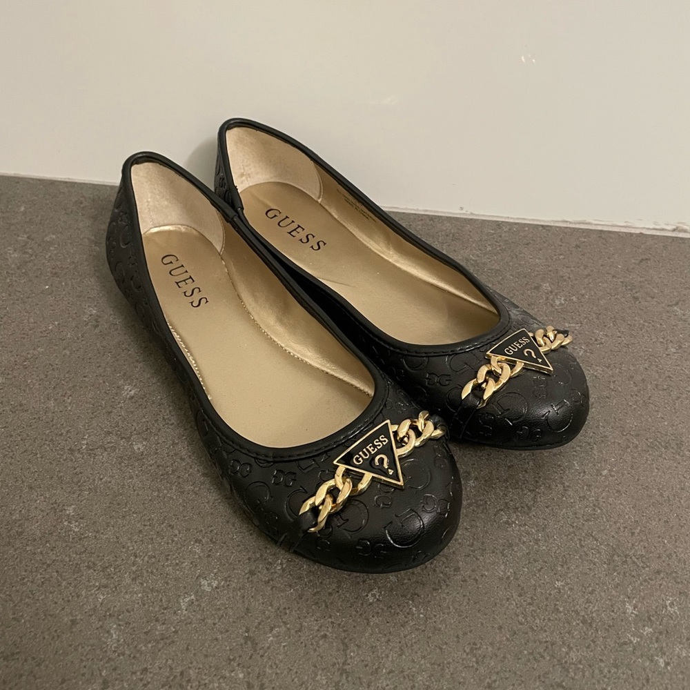 Guess Black Flats